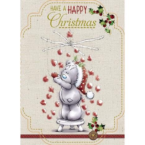 Happy Christmas Bear Hanging Hearts Me to You Bear Christmas Card £1.79